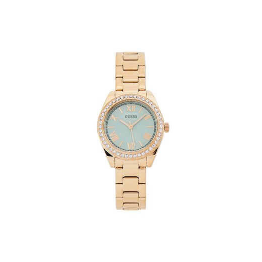 Guess Zegarek Mini Luna GW0841L5 Złoty ze sklepu MODIVO w kategorii Zegarki - zdjęcie 182712737