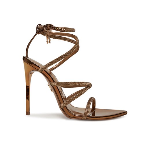Steve Madden Sandały Sky High SM11003639 Złoty ze sklepu MODIVO w kategorii Sandały damskie - zdjęcie 182712778