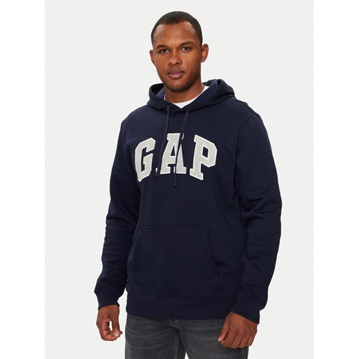 Gap Bluza 850834-00 Granatowy Regular Fit ze sklepu MODIVO w kategorii Bluzy męskie - zdjęcie 182712809