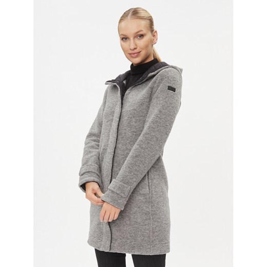 CMP Płaszcz zimowy 33M3946 Szary Regular Fit ze sklepu MODIVO w kategorii Płaszcze damskie - zdjęcie 182712849