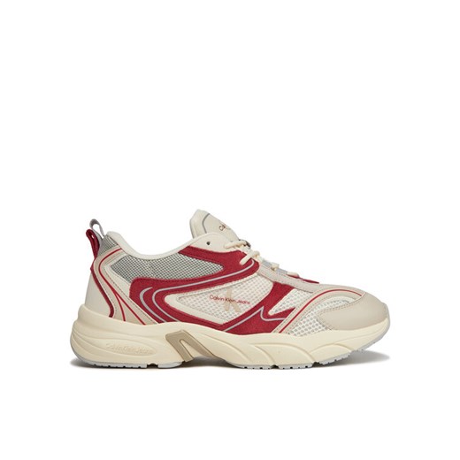 Calvin Klein Jeans Sneakersy Retro Tennis Su-Mesh YM0YM00589 Beżowy 42 MODIVO