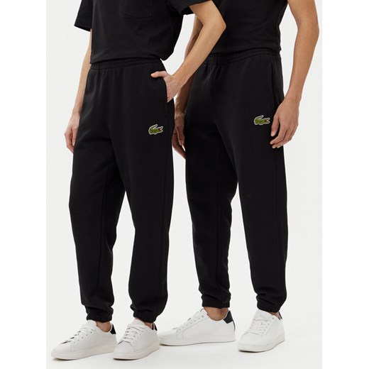 Lacoste Spodnie dresowe XH2750 Czarny Regular Fit ze sklepu MODIVO w kategorii Spodnie męskie - zdjęcie 182712869