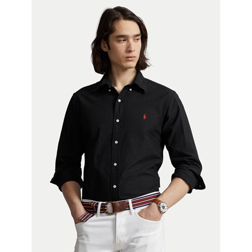 Polo Ralph Lauren Koszula Bsr 710772290 Czarny Custom Fit ze sklepu MODIVO w kategorii Koszule męskie - zdjęcie 182712889