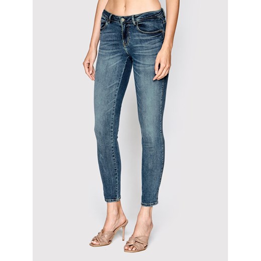 Guess Jeansy W2YAJ2 D4Q02 Niebieski Skinny Fit ze sklepu MODIVO w kategorii Jeansy damskie - zdjęcie 182712896