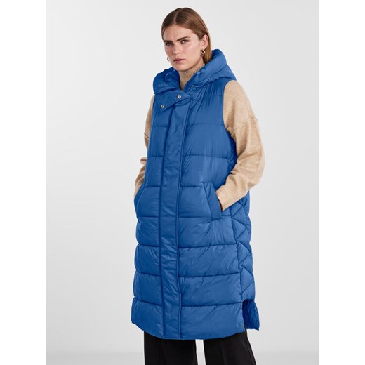YAS Bezrękawnik 26031872 Niebieski Regular Fit ze sklepu MODIVO w kategorii Kamizelki damskie - zdjęcie 182712979