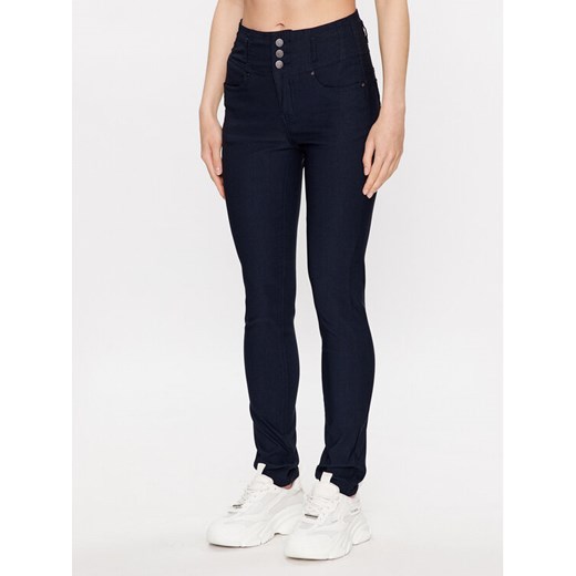 Fransa Spodnie materiałowe 601749 Szary Regular Fit ze sklepu MODIVO w kategorii Spodnie damskie - zdjęcie 182712987