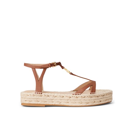Lauren Ralph Lauren Espadryle Payton 802927966001 Brązowy ze sklepu MODIVO w kategorii Sandały damskie - zdjęcie 182713028