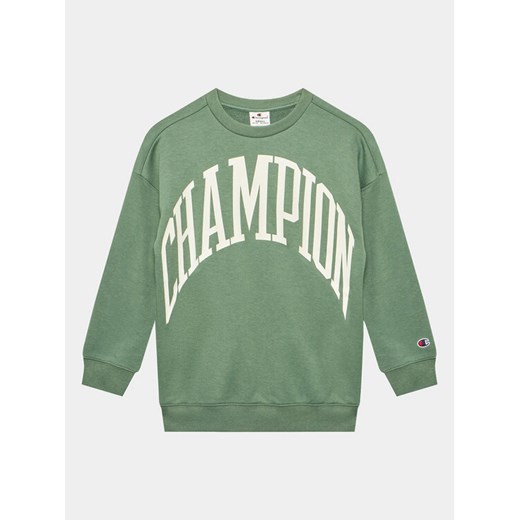Champion Bluza 306359 Zielony Regular Fit ze sklepu MODIVO w kategorii Bluzy chłopięce - zdjęcie 182713045