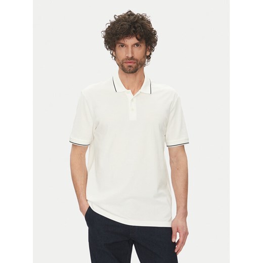 Armani Exchange Polo XM000489 AF13026 U0009 Biały Regular Fit ze sklepu MODIVO w kategorii T-shirty męskie - zdjęcie 182713135