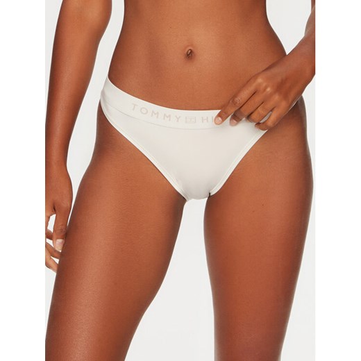 Tommy Hilfiger Figi klasyczne UW0UW05509 Écru ze sklepu MODIVO w kategorii Majtki damskie - zdjęcie 182713198