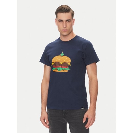 Etnies T-Shirt Burger 4130004128 Granatowy Regular Fit ze sklepu MODIVO w kategorii T-shirty męskie - zdjęcie 182713236