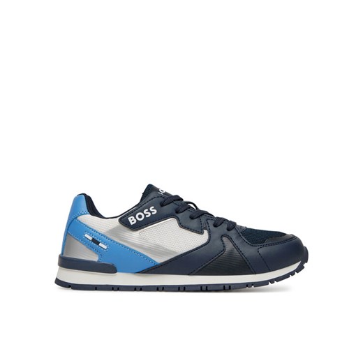 BOSS Sneakersy J51646 S Granatowy ze sklepu MODIVO w kategorii Buty sportowe dziecięce - zdjęcie 182713266