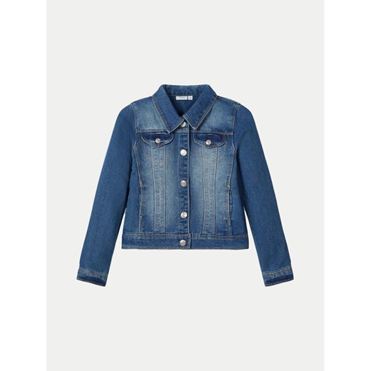 NAME IT Kurtka jeansowa 13141427 Niebieski Regular Fit ze sklepu MODIVO w kategorii Kurtki dziewczęce - zdjęcie 182713295