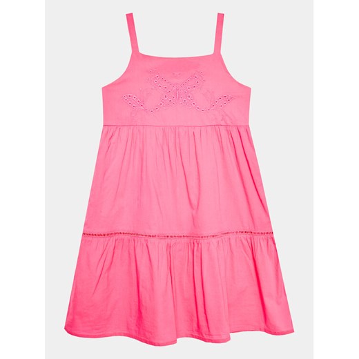 United Colors Of Benetton Sukienka codzienna 4JO1GV00V Różowy Regular Fit ze sklepu MODIVO w kategorii Sukienki dziewczęce - zdjęcie 182713296