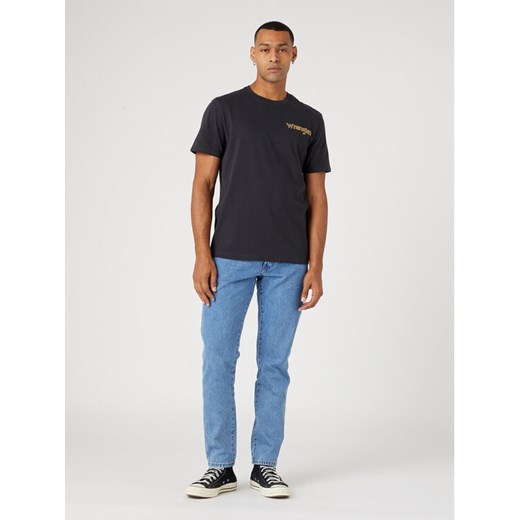 Wrangler T-Shirt Graphic W751EEXV6 112331889 Czarny Regular Fit ze sklepu MODIVO w kategorii T-shirty męskie - zdjęcie 182713305