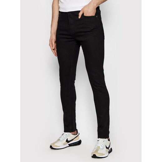 Brave Soul Jeansy MJN-JAMIE Czarny Skinny Fit ze sklepu MODIVO w kategorii Jeansy męskie - zdjęcie 182713329