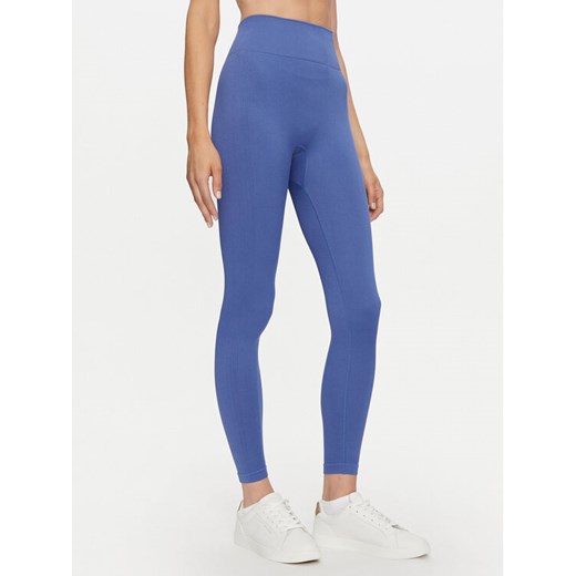 4F Legginsy 4FWAW24TFTIF278 Granatowy Slim Fit ze sklepu MODIVO w kategorii Spodnie damskie - zdjęcie 182713345