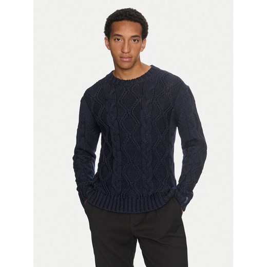 Paul&Shark Sweter 14311084 Granatowy Regular Fit ze sklepu MODIVO w kategorii Swetry męskie - zdjęcie 182713477