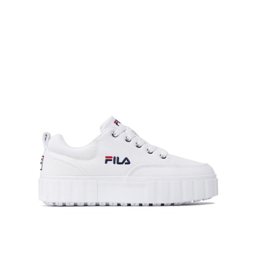 Fila Sneakersy Sandblast C FFW0062.10004 Biały ze sklepu MODIVO w kategorii Trampki damskie - zdjęcie 182713535