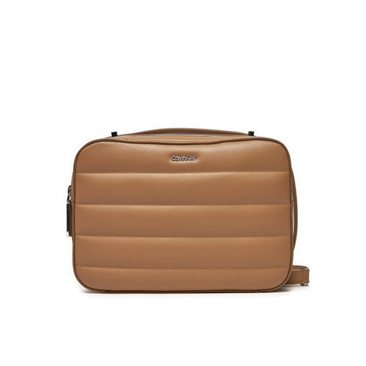 Calvin Klein Torebka K60K612114 Brązowy ze sklepu MODIVO w kategorii Listonoszki - zdjęcie 182713585