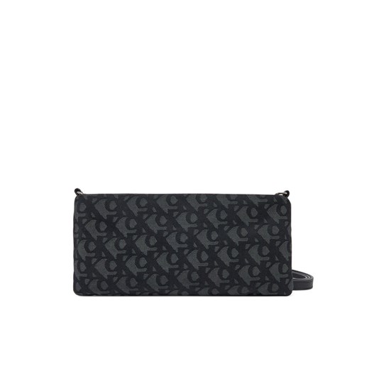 Calvin Klein Jeans Torebka Logo Jacquard Sophie Top Zip LV04K3183G Czarny ze sklepu MODIVO w kategorii Kopertówki - zdjęcie 182713617