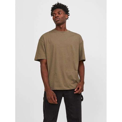 Jack&Jones T-Shirt Bradley 12249319 Brązowy Regular Fit ze sklepu MODIVO w kategorii T-shirty męskie - zdjęcie 182713619