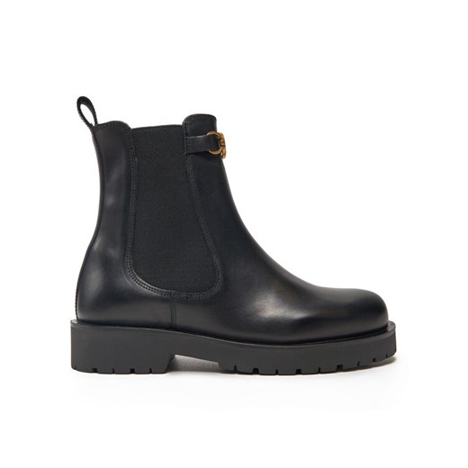 TWINSET Sztyblety 242TGT168 Czarny ze sklepu MODIVO w kategorii Botki - zdjęcie 182713657