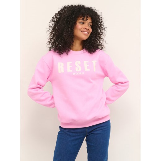 Kaffe Bluza Sally 10507217 Różowy Loose Fit ze sklepu MODIVO w kategorii Bluzy damskie - zdjęcie 182713699