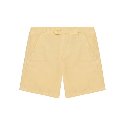 Guess Szorty materiałowe N5GD09 WG5G0 Żółty Regular Fit ze sklepu MODIVO w kategorii Spodenki chłopięce - zdjęcie 182713736