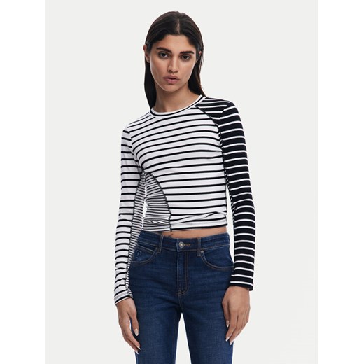 Desigual Bluzka 25SWTK92 Biały Regular Fit ze sklepu MODIVO w kategorii Bluzki damskie - zdjęcie 182713737