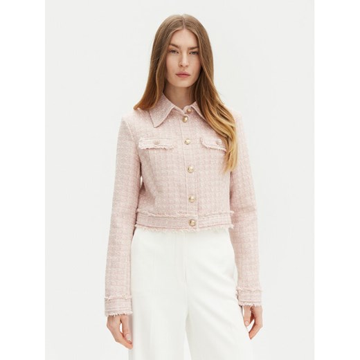 Guess Marynarka W5RN47 WGW82 Różowy Regular Fit ze sklepu MODIVO w kategorii Marynarki damskie - zdjęcie 182713826