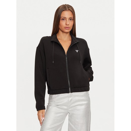 Guess Bluza V4BQ14 K7UW2 Czarny Regular Fit ze sklepu MODIVO w kategorii Bluzy damskie - zdjęcie 182713829