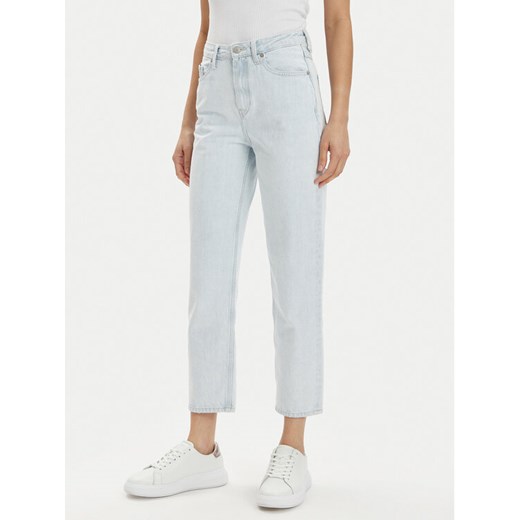 Tommy Hilfiger Jeansy Classic WW0WW41312 Niebieski Straight Fit ze sklepu MODIVO w kategorii Jeansy damskie - zdjęcie 182713866