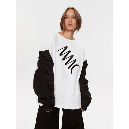MMC Studio Bluza 3 Biały Relaxed Fit ze sklepu MODIVO w kategorii Bluzy damskie - zdjęcie 182713888