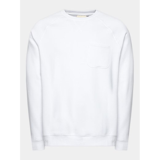 Outhorn Bluza OTHAW23TSWSM680 Biały Regular Fit ze sklepu MODIVO w kategorii Bluzy męskie - zdjęcie 182713925