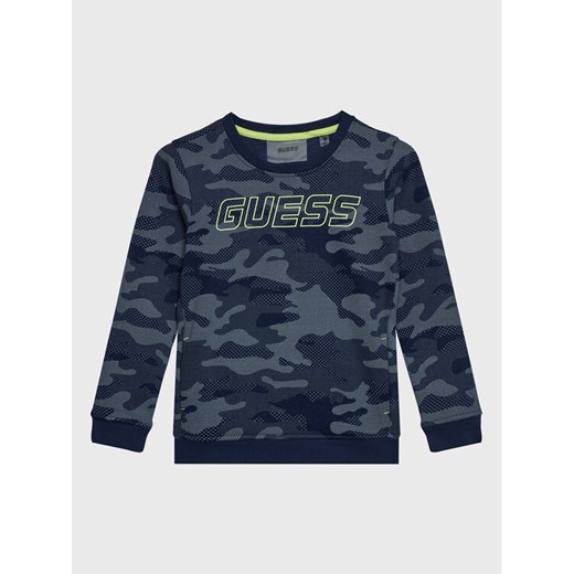 Guess Bluza L3RQ08 K9Z21 Niebieski Regular Fit ze sklepu MODIVO w kategorii Bluzy chłopięce - zdjęcie 182713928