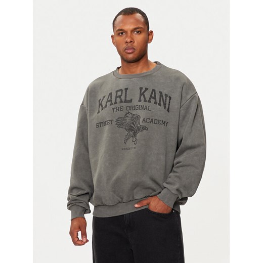 Karl Kani Bluza Street Academy 60290006 Szary Regular Fit ze sklepu MODIVO w kategorii Bluzy męskie - zdjęcie 182713935