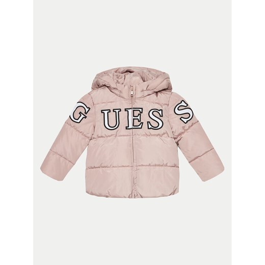 Guess Kurtka puchowa K4BL10 WB240 Różowy Regular Fit ze sklepu MODIVO w kategorii Kurtki dziewczęce - zdjęcie 182713956