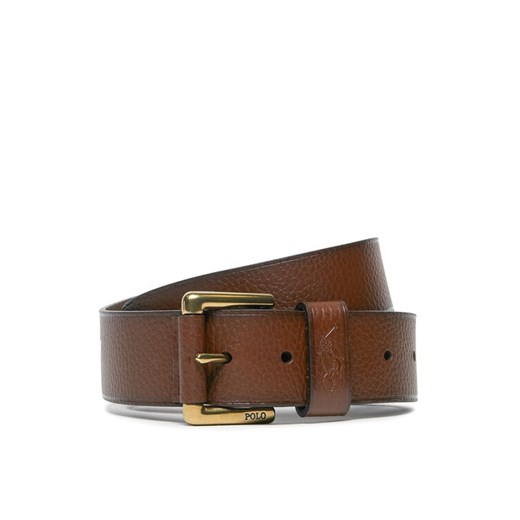 Polo Ralph Lauren Pasek Męski 405898669002 Brązowy ze sklepu MODIVO w kategorii Paski męskie - zdjęcie 182713969