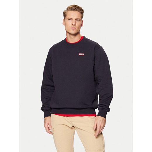 Hunter Bluza Victor HARM0040242 Granatowy Regular Fit ze sklepu MODIVO w kategorii Bluzy męskie - zdjęcie 182713996