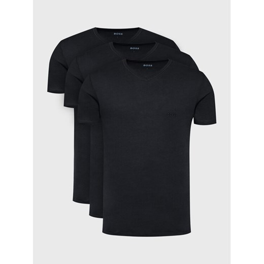 Boss Komplet 3 t-shirtów Classic 50475285 Czarny Regular Fit ze sklepu MODIVO w kategorii T-shirty męskie - zdjęcie 182714009