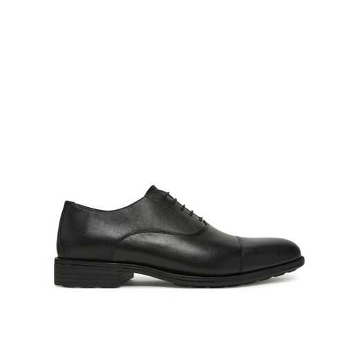 Geox Półbuty U55H8A 00043 C9999 Czarny ze sklepu MODIVO w kategorii Buty eleganckie męskie - zdjęcie 182714067