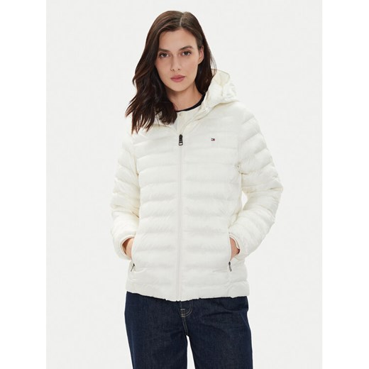 Tommy Hilfiger Kurtka przejściowa WW0WW38927 Biały Regular Fit ze sklepu MODIVO w kategorii Kurtki damskie - zdjęcie 182714166