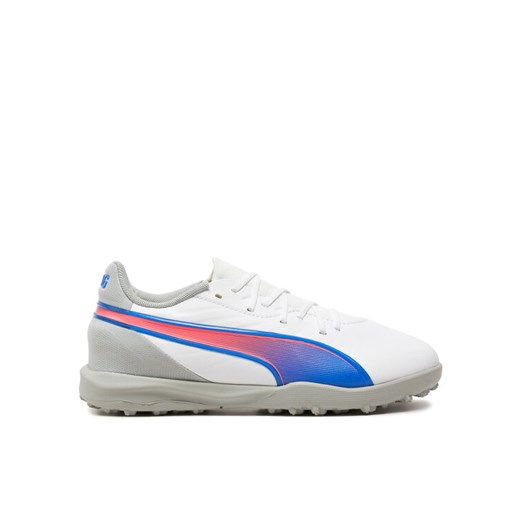 Puma Buty do piłki nożnej King Match Tt Jr 108050 Biały ze sklepu MODIVO w kategorii Buty sportowe dziecięce - zdjęcie 182714167