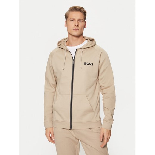 BOSS Bluza Authentic 50535830 Beżowy Regular Fit ze sklepu MODIVO w kategorii Bluzy męskie - zdjęcie 182714176