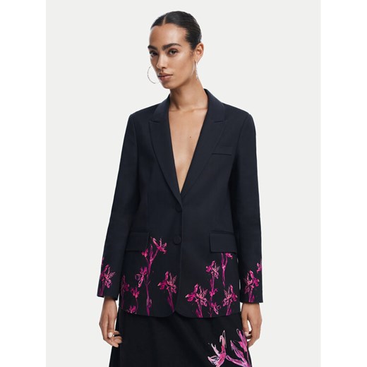Desigual Marynarka 25SWEWX1 Czarny Regular Fit ze sklepu MODIVO w kategorii Marynarki damskie - zdjęcie 182714208
