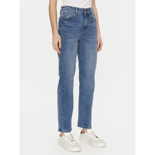Desigual Jeansy Aike 24WWDD16 Niebieski Straight Fit ze sklepu MODIVO w kategorii Jeansy damskie - zdjęcie 182714215