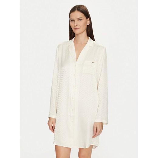 BOSS Koszula nocna 50535756 Biały Regular Fit ze sklepu MODIVO w kategorii Koszule nocne - zdjęcie 182714245