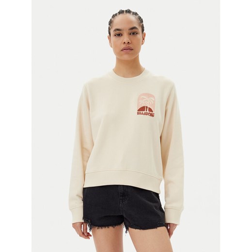 Billabong Bluza Sunpalms EBJSF00169 Beżowy Regular Fit ze sklepu MODIVO w kategorii Bluzy damskie - zdjęcie 182714367