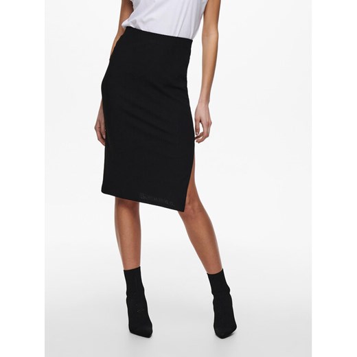 ONLY Spódnica ołówkowa 15233600 Czarny Slim Fit ze sklepu MODIVO w kategorii Spódnice - zdjęcie 182714436